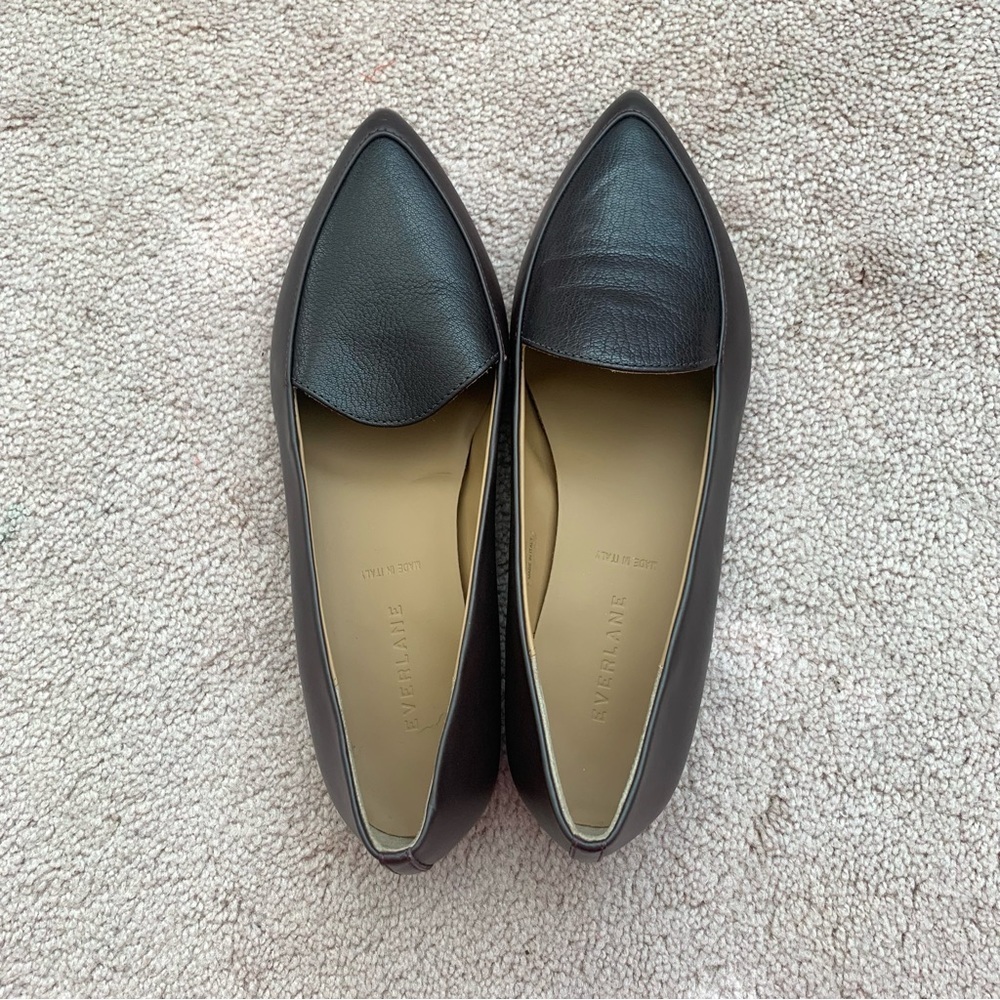 NWOT Everlane The Modern Point Burgundy Leather Size 9